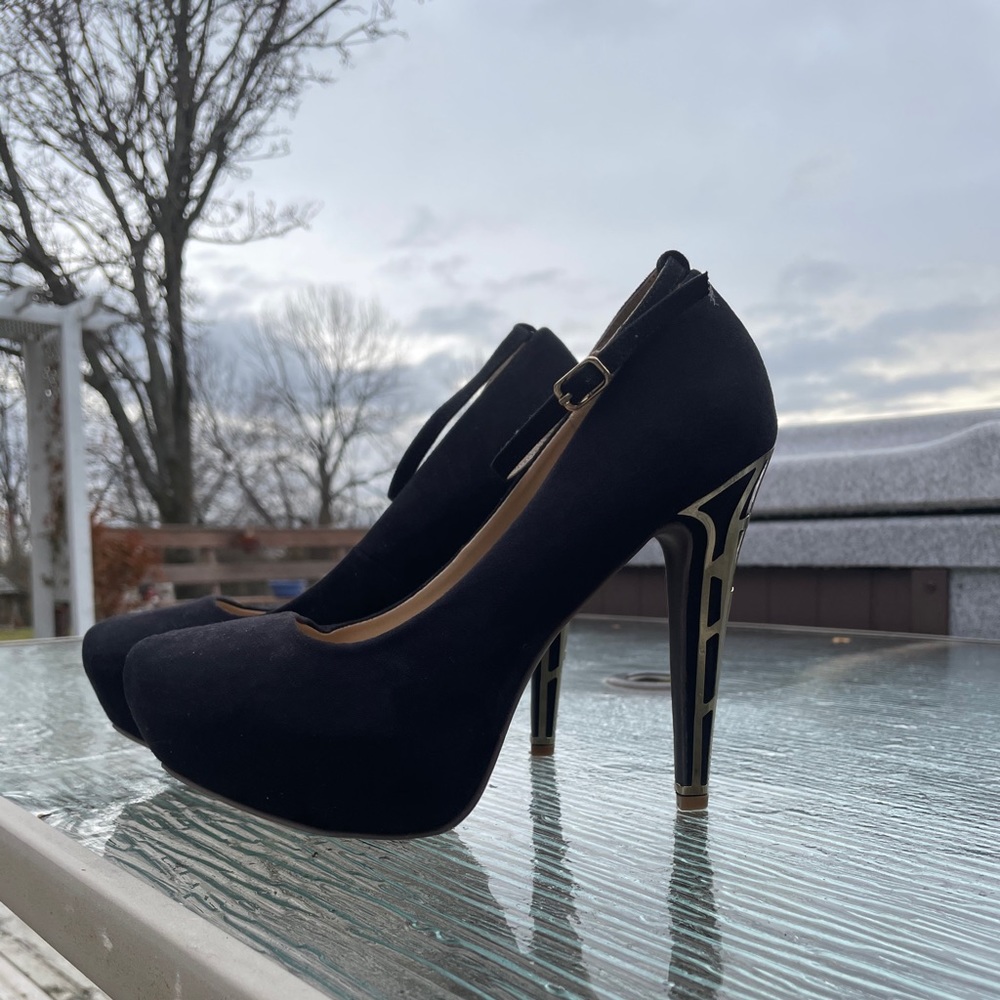 Back platform heels